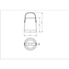 Lanterna portatile ricaricabile GALIX G4420 - USB 9 LED - Bianco caldo