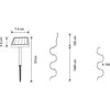 Ghirlanda solare GALIX G4430 - 150 MicroLED bianco caldo - 16,4 m
