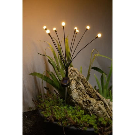 Decorazione luminosa solare GALIX G4435 - Forma bouquet - 8 LED - H69cm