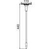 Decorazione luminosa solare GALIX G4460 - Forma girasole - H44cm