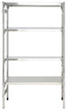 Scaffale lineare inox per cibi e alimenti cm. 100x50x200h