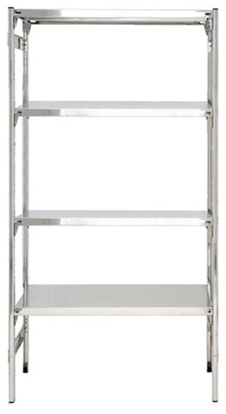 SCAFFALATURA in acciaio inox a ganci cm. 80x40x200h
