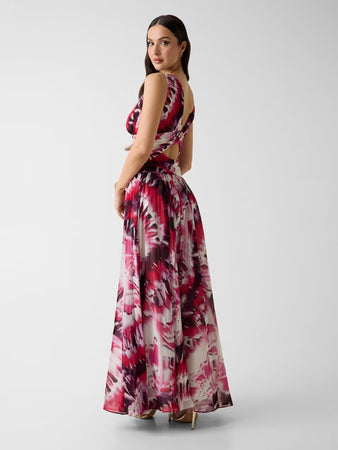 Abito marciano by guess ADELA V NECK LONG DRESS