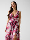 Abito marciano by guess ADELA V NECK LONG DRESS