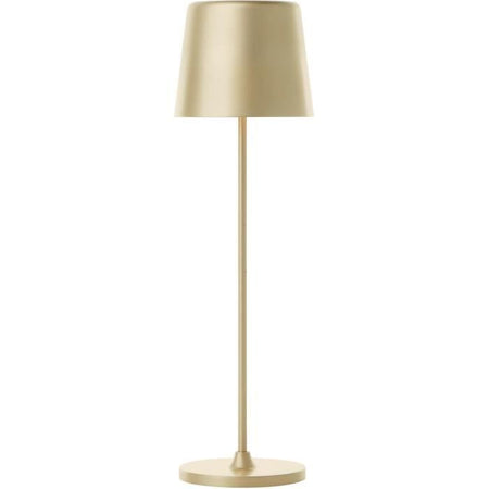 Lampada da tavolo da esterno - BRILLIANT - KAAMI - Ricaricabile - Oro opaco - LED - 2W - 310lm - 3000K - DIM - USB - 3-Step DIM - IP54