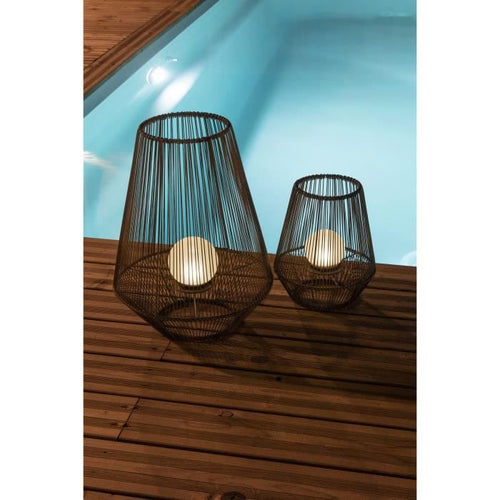 Lanterna decorativa H30 - sfera perla - GALIX