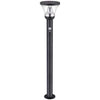 Lampione solare - GALIX - G4595C - Molto luminoso - Acciaio inox con rilevatore - H93 cm - 1000 Lumen