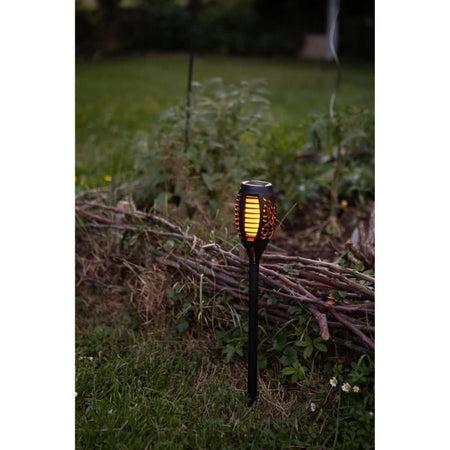 Torcia solare in resina 12 Ambrée LED Ambrée  7,3 cm H47 cm - Galix