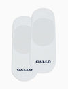 Gallo Solette accollate uomo cotone bianco tinta unita