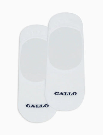 Gallo Solette accollate uomo cotone bianco tinta unita