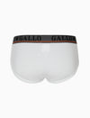Gallo Slip basico intimo cotone bianco tinta unita