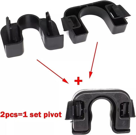 2 Ganci Fissaggio Cappelliera Clip CITROEN C3 FORD FIESTA IV FOCUS C MAX B MAX B MAX VAN FUSION MONDEO QASHQAI