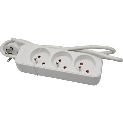 Unità domestica - GAO - 3 prese 2P+T - Con protezione bambini, conforme NF