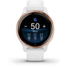 GARMIN Venu 2S - Smartwatch GPS - Oro rosa - Cinturino bianco