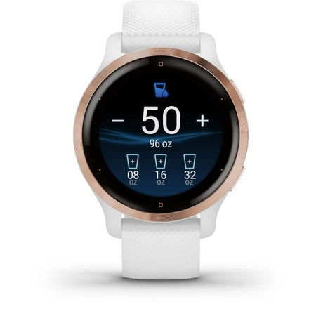 GARMIN Venu 2S - Smartwatch GPS - Oro rosa - Cinturino bianco