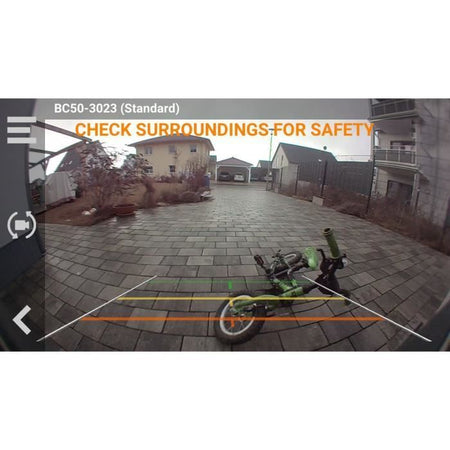 Camera di inversione wireless BC50 - Garmin - Supporto per la targa e il supporto di fissaggio