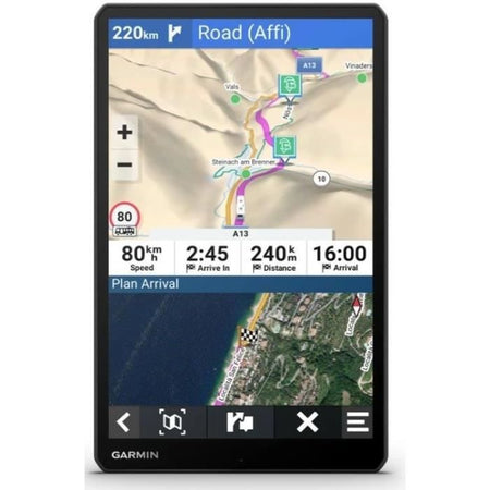 GPS - GARMIN - Camper 1095 - schermo 10 - Doppio orientamento