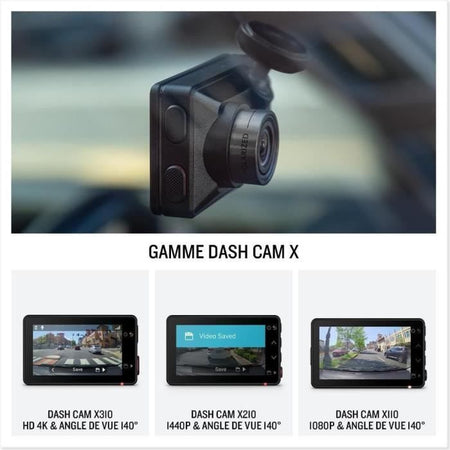 Dash Cam - GARMIN - X310 - Compatta, controllo vocale, 4K, 140
