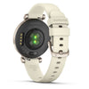 Orologio connesso - GARMIN - Lily 2 - 25,4 x 21,3 mm - Oro crema con cinturino Bianco cocco