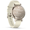 Orologio connesso - GARMIN - Lily 2 - 25,4 x 21,3 mm - Oro crema con cinturino Bianco cocco