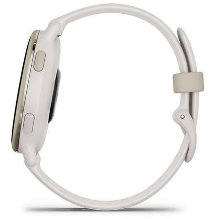 Orologio GPS connesso - GARMIN - Vivoactive 5 - WiFi - 30,4 mm (1.2) - Oro crema con cinturino Beige
