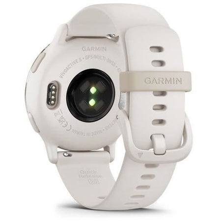 Orologio GPS connesso - GARMIN - Vivoactive 5 - WiFi - 30,4 mm (1.2) - Oro crema con cinturino Beige