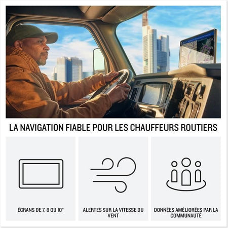 GPS per veicoli pesanti - GARMIN - Dezl LGV820 - Europa nel suo insieme, comunità dezl