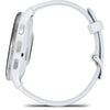 Orologio GPS connesso - GARMIN - Venu 3 - WiFi - 35,4 mm (1,4) - Acciaio argentato, cassa bianca e cinturino in silicone bianco