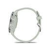 Orologio GPS connesso - GARMIN - Venu 3S - 30,4 mm (1.2) - Acciaio argentato, cassa verde salvia e cinturino in silicone verde salvia