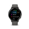 Orologio GPS connesso - GARMIN - Venu 3S - 30,4 mm (1.2) - Acciaio grigio, cassa grigio scuro e cinturino in silicone grigio scuro