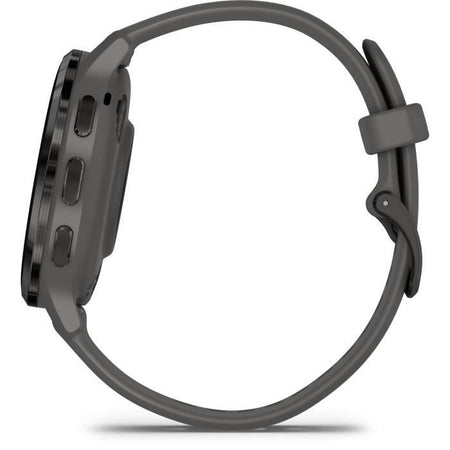 Orologio GPS connesso - GARMIN - Venu 3S - 30,4 mm (1.2) - Acciaio grigio, cassa grigio scuro e cinturino in silicone grigio scuro