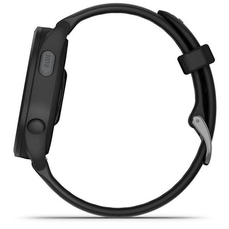 Orologio GPS connesso - GARMIN - Forerunner 165 - 1.2 - Nero con cinturino nero e grigio