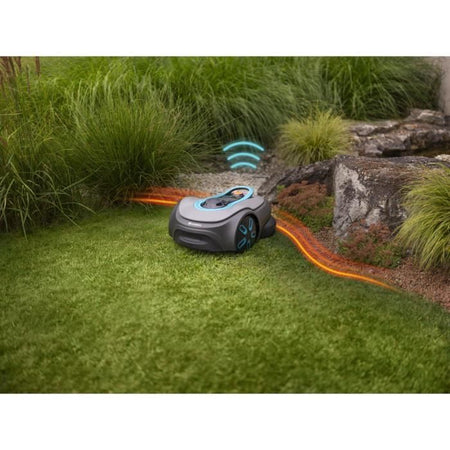 Robot rasaerba - GARDENA - Smart SILENO Free 600 - Senza cavi perimetrali - Superficie 600 m - Include Smart Gateway