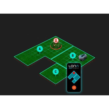 Robot rasaerba - GARDENA - Smart SILENO Free 800 - Senza cavi perimetrali - Superficie 800 m - Include Smart Gateway