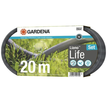 Life Liano  Kit da tubo 20M - Resistenza alla pressione: 22 bar - Lunghezza: 20m  Int. 13 mm - 18450-20