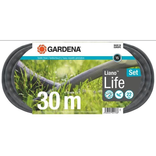 Kit tubo 30 m di vita Liano  - Resistenza alla pressione: 22 bar - Lunghezza: 30m  Int. 13 mm - 18457-20