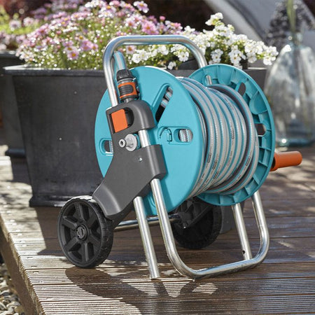 Avvolgitubo GARDENA - aquaroll S - Dotato di 20m di tubo - 18502-50
