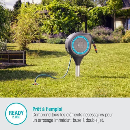 GARDENA RollUp S distributore automatico di picchi 15 m striscia blu