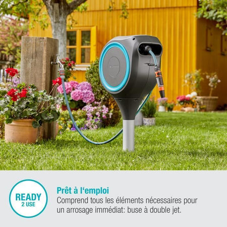 GARDENA - Avvolgitubo Automatico Avvolgitubo M 20 m