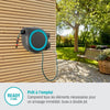 GARDENA Avvolgitubo automatico da parete RollUp XL 35 m con bordo bianco