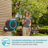 GARDENA Avvolgitubo automatico da parete RollUp S striscia blu 15 m