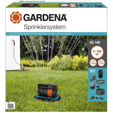 Kit irrigatore pop-up oscillante GARDENA OS 140