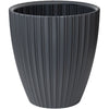 Vaso per fiori - Garden ID - Fancy - 40 x 42 cm - Per giardino, balconi o interni - Antracite