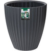 Vaso per fiori - Garden ID - Fancy - 40 x 42 cm - Per giardino, balconi o interni - Antracite