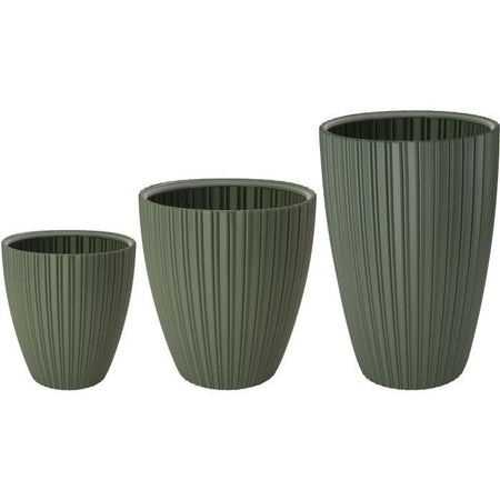 Vaso per fiori - Garden ID - Fancy - 40 x 58 cm - Per giardino, balconi o interni - Verde lime