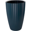 Vaso per fiori - Garden ID - Fancy - 40 x 58 cm - Per giardino, balconi o interni - Blu petrolio