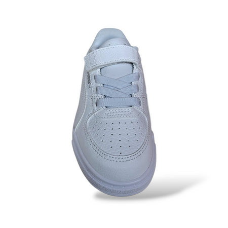 Sneakers bambino PUMA Caven bianco con velcro