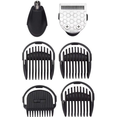 BABYLISS MT725E - Rifinitore multifunzione 6 in 1 - Cordless - Autonomia 60min - 2 accessori intercambiabili - Testine lavabili