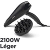 Babyliss Power Dry D563DE - 2100W - motore DC