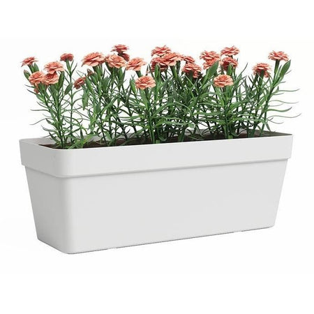 Fioriera - ARTEVASI - Rettangolare - Plastica - Bianco
